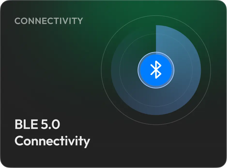 BLE 5.0 connectivity