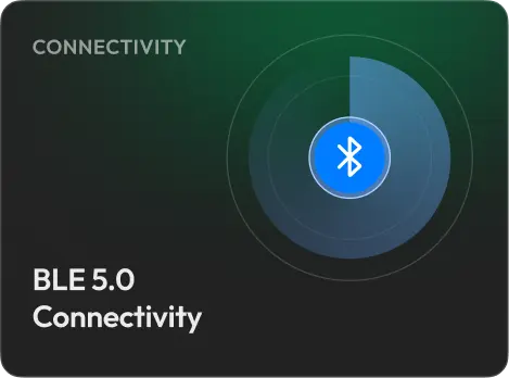 Bluetooth LE 5.0 connectivity